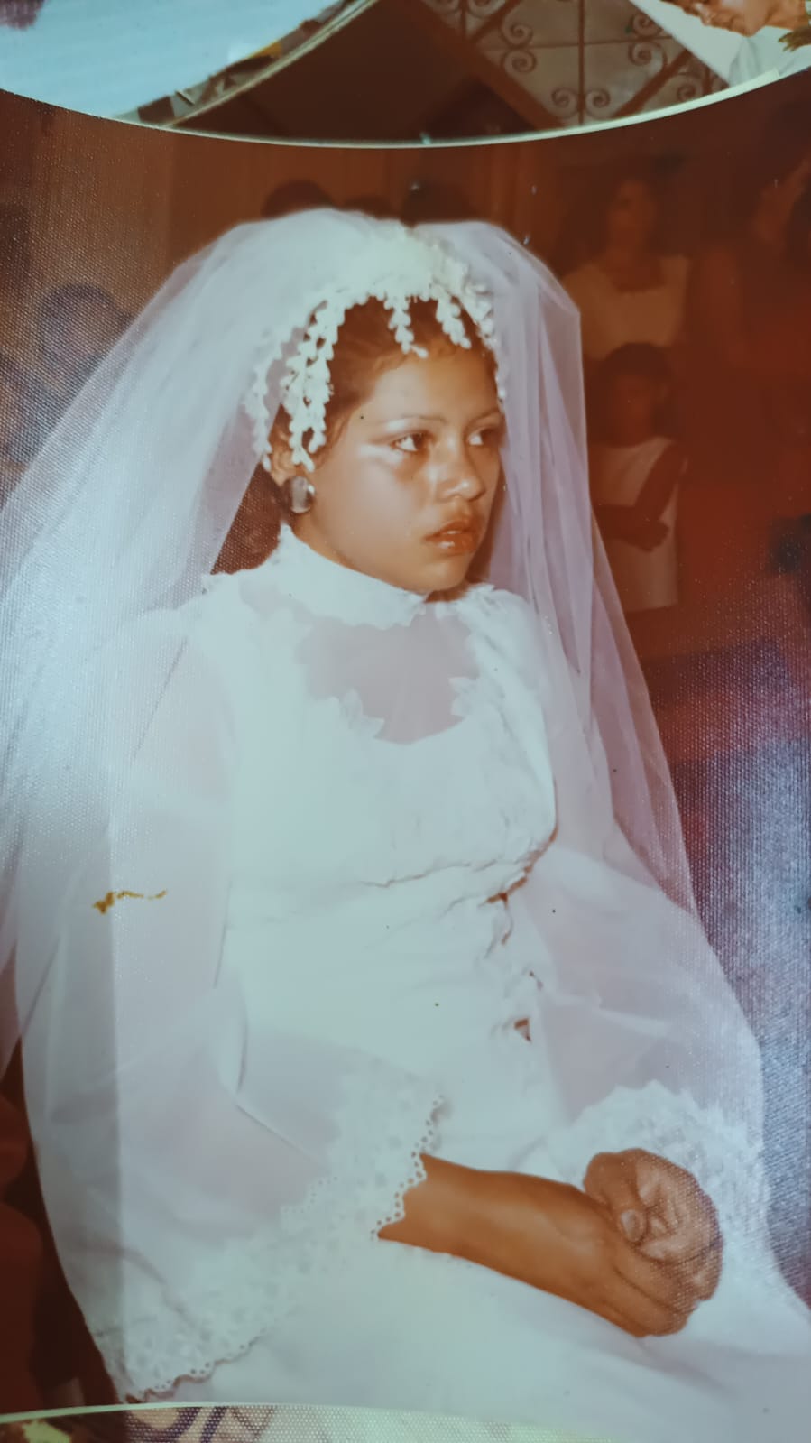 Retrato de Elena el día de su boda