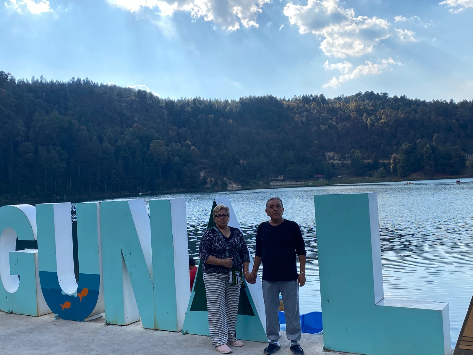 Elena y Ricardo de viaje