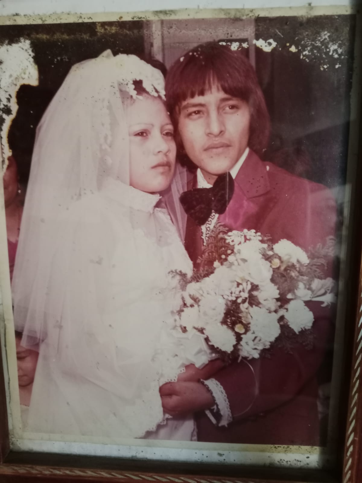 Elena y Ricardo el día de su boda